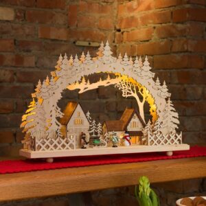 Svítidlo Konstsmide Christmas přírodní dřevo dřevo