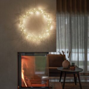 Svítidlo Konstsmide Christmas stříbrná ocel