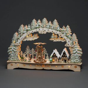 Svítidlo Konstsmide Christmas světlé dřevo dřevo