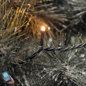 Svítidlo Konstsmide Christmas černé plast