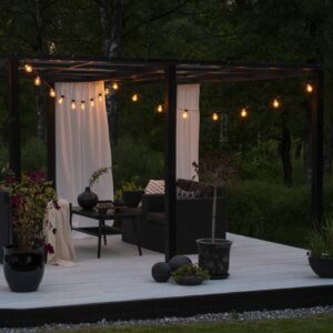 Svítidlo Konstsmide Christmas černá plast