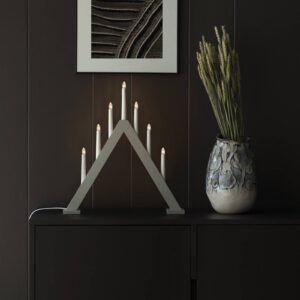 Svítidlo Konstsmide Christmas šedá dřevo