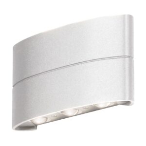 Svítidlo Konstsmide bílá matná hliník/sklo