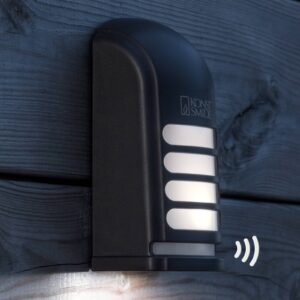 Svítidlo Konstsmide černá/satinovaná plast