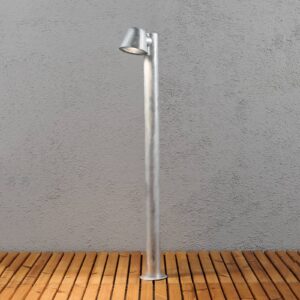 Svítidlo Konstsmide stříbrnošedá/průhledná ocel/akryl