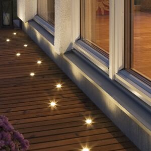 Svítidlo Konstsmide nerezová ocel nerez/sklo