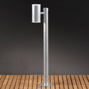 Svítidlo Konstsmide stříbrnošedá/průhledná ocel/polykarbonát