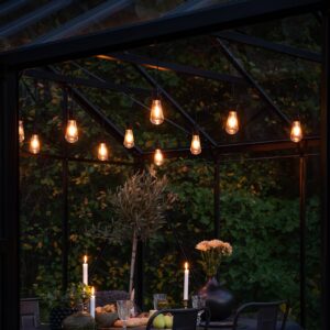 Svítidlo Konstsmide transparentní/černý plast