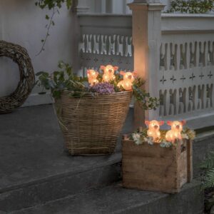 Svítidlo Konstsmide Season růžová akryl