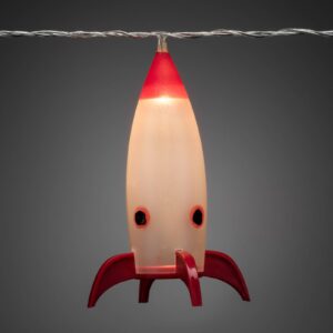 Svítidlo Konstsmide Season bílá/červená/transparentní plast