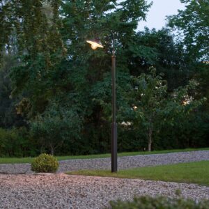 Svítidlo Konstsmide černá/čirá/bílá hliník/sklo