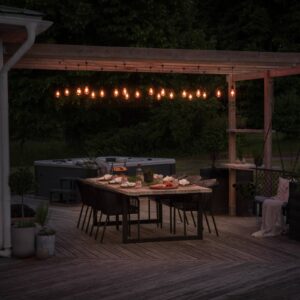 Svítidlo Konstsmide transparentní/černý plast