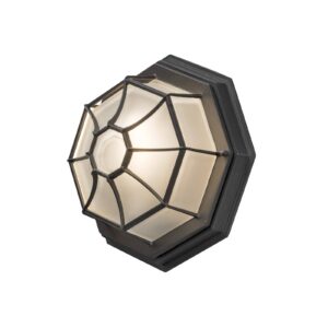 Svítidlo Konstsmide bílá/černá matná hliník/sklo