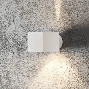 Svítidlo Konstsmide bílá matná hliník/sklo