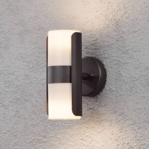 Svítidlo Konstsmide černé hliník/sklo