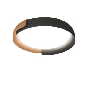 Svítidlo Kundalini tmavohnědá/měď polyetylén/hliník