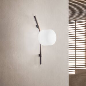 Svítidlo Kundalini opál/bronz hliník lakovaný/sklo dvouvrstvé/ručně foukané