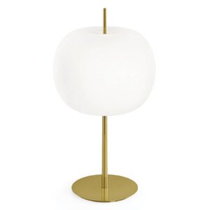 Svítidlo Kundalini opálová bílá kov/sklo