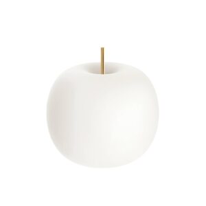 Svítidlo Kundalini opálová/mosaz kov/sklo