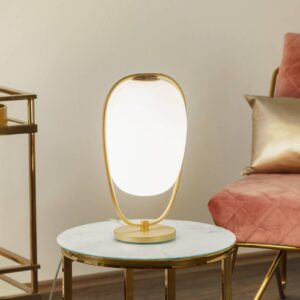 Svítidlo Kundalini mosaz/bílá kov/sklo