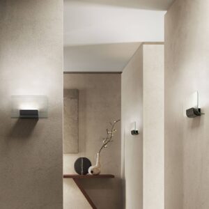 Svítidlo Kundalini čirá/černá sklo žebrované/hliník lakovaný