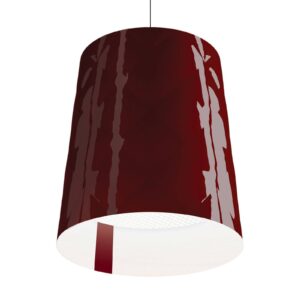 Svítidlo Kundalini červená plast