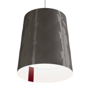 Svítidlo Kundalini šedá plast