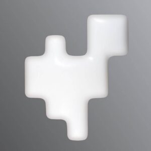 Svítidlo Kundalini bílá polyetylen/kov