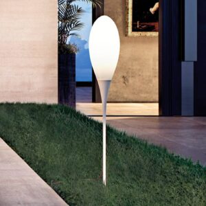 Svítidlo Kundalini bílá/oranžová kov/polyetylen