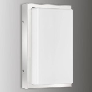 Svítidlo LCD nerez/bílá hliníkový tlakový odlitek/nerezová ocel/opálové sklo