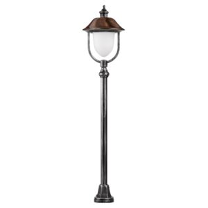 Svítidlo LCD černostříbrná/měď/opálová hliníkový tlakový odlitek/měď/opálové sklo