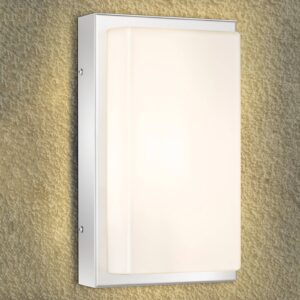 Svítidlo LCD nerez/bílá hliníkový tlakový odlitek/nerezová ocel/opálové sklo