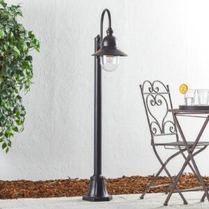 Svítidlo LCD černá/průhledná hliníkový odlitek/polykarbonát