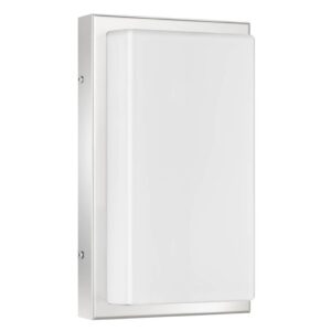 Svítidlo LCD nerez/bílá hliníkový odlitek/nerez/opálové sklo