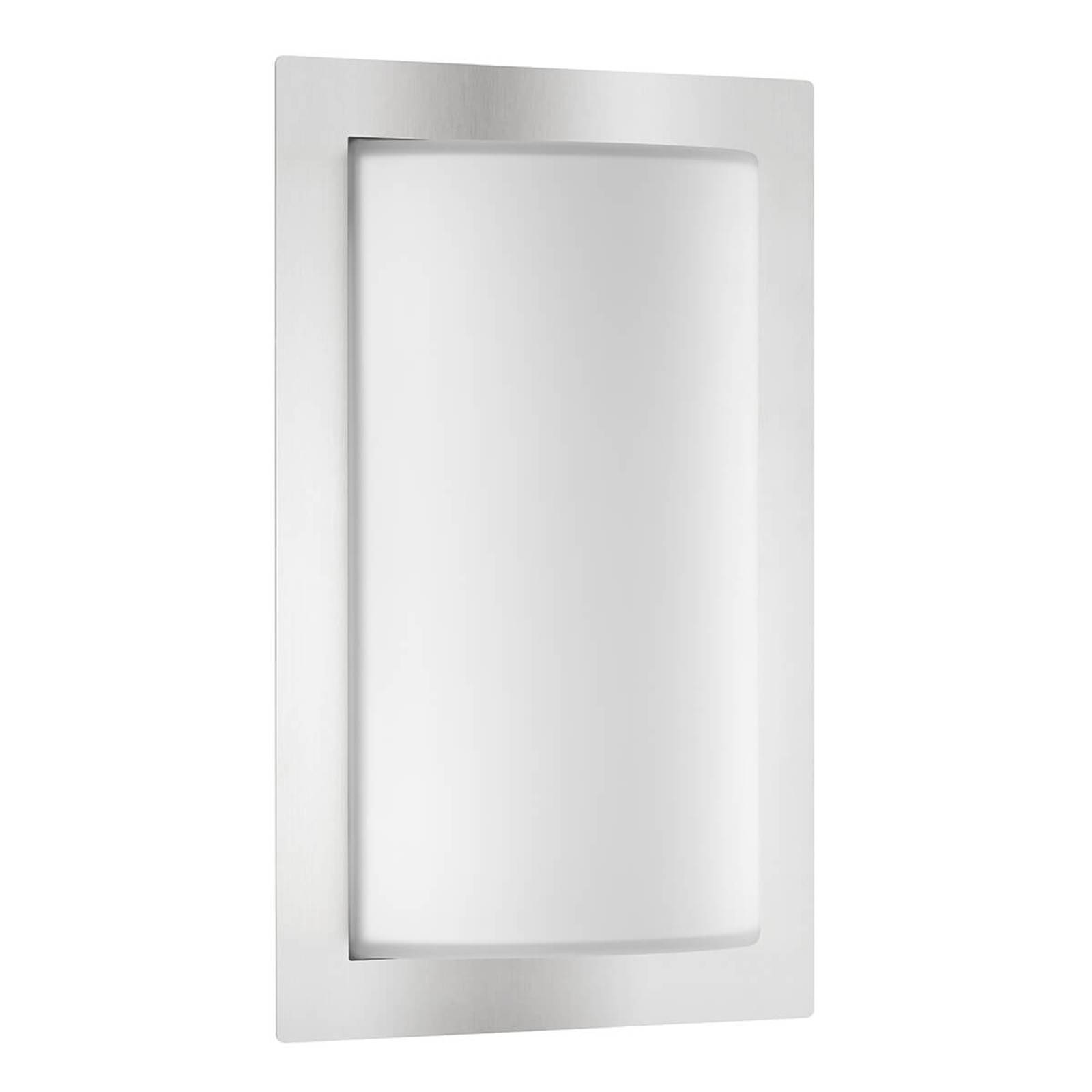 LCD Venkovní nástěnné světlo Luis z nerezové oceli, nerezová ocel, opálové sklo, E27, 75W, L: 19.5 cm, K: 31cm - Image 3