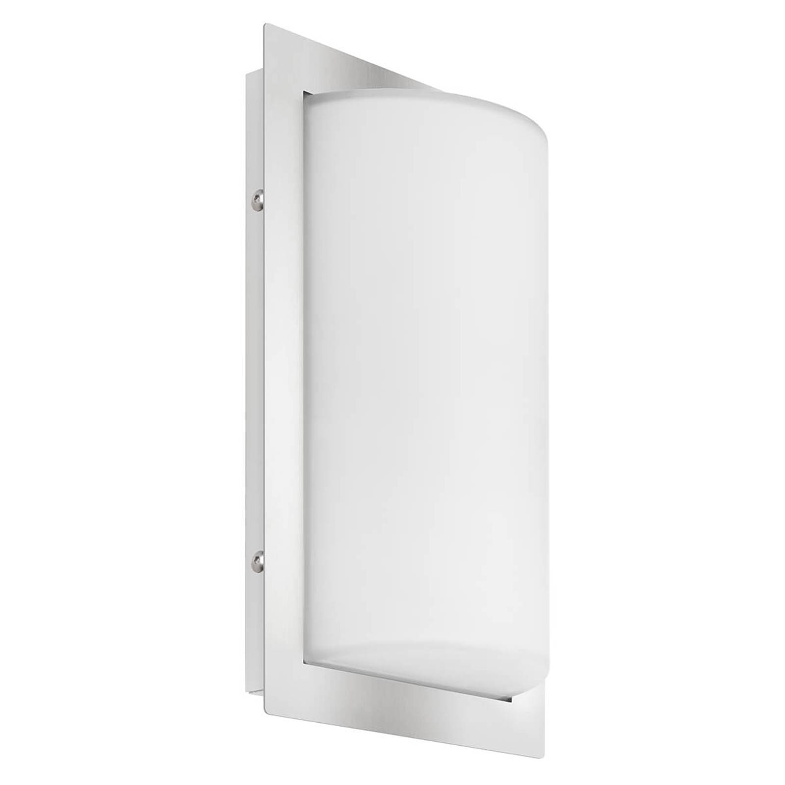 LCD Venkovní nástěnné světlo Luis z nerezové oceli, nerezová ocel, opálové sklo, E27, 75W, L: 19.5 cm, K: 31cm - Image 4