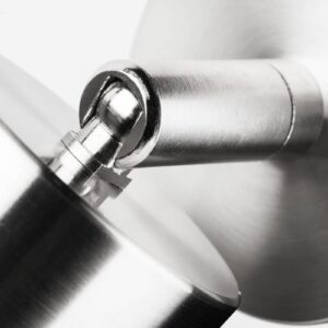 Svítidlo LCD nerez/čirá nerezová ocel AISI 316L/plavené sklo