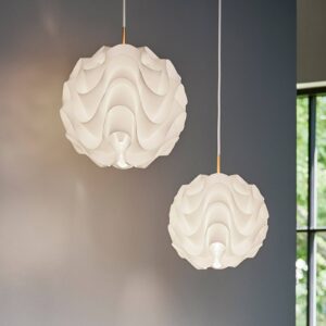 Svítidlo LE KLINT bílý/mosaz PVC/kov/mosaz/látka