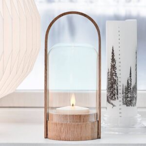 Svítidlo LE KLINT dub světlý/čirá korek/sklo/vosk