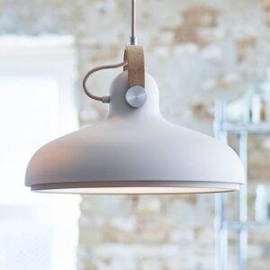 Svítidlo LE KLINT písková/dub ocel/mosaz/dubové dřevo