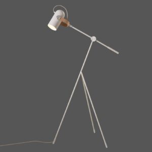 Svítidlo LE KLINT písková/dub ocel/mosaz/dubové dřevo