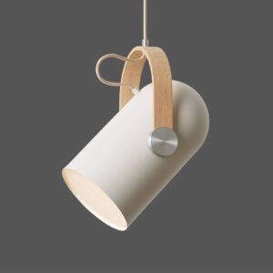 Svítidlo LE KLINT písková/dub ocel/mosaz/dubové dřevo