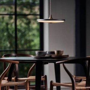 Svítidlo LE KLINT světle šedý/bílý/dřevo světlé hliník/dřevo/papír