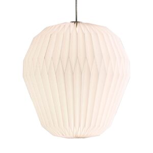 Svítidlo LE KLINT bílé dubové dřevo/len/papír