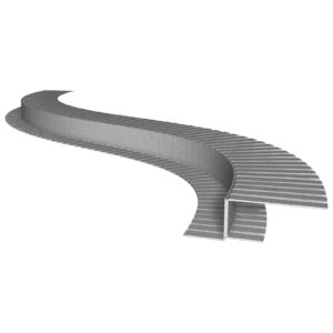 Svítidlo LED Profilelement GmbH šedá pozinkovaný plech