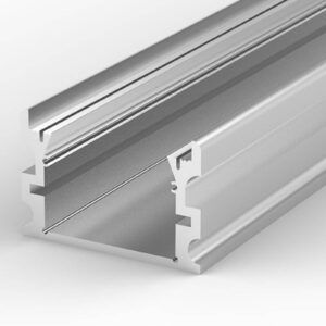 Svítidlo LED Profilelement GmbH stříbrná hliník