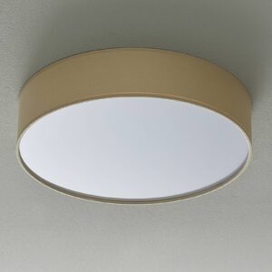 Svítidlo LEDS-C4 písková/bílá ocel/tkanina