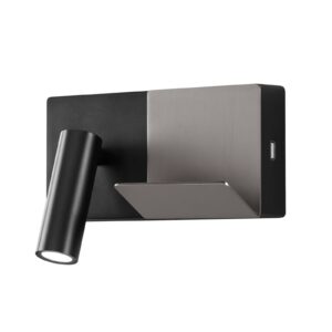 Svítidlo LEDS-C4 černá/šedá hliník