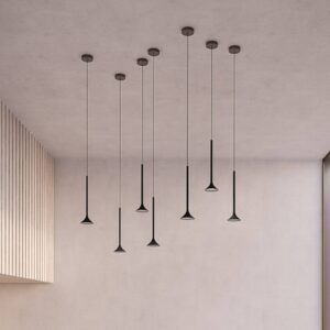 Svítidlo LEDS-C4 černá matná hliník/ocel/PMMA