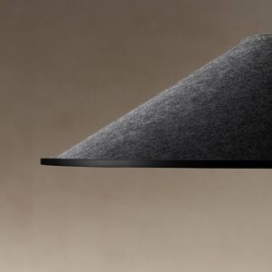 Svítidlo LEDS-C4 černá/antracit ocel/plast (PMMA)/plsť